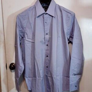 New with out Tags Banana Repulbic Mens Gray Shirt Sz M Long Sleeve Collared